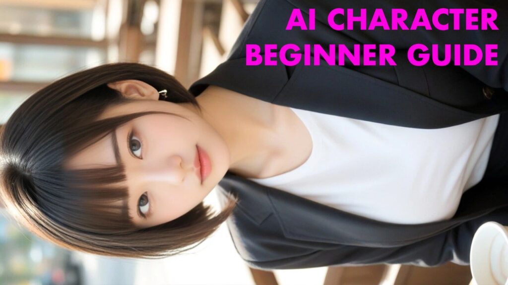 AI生成キャラクター制作の流れイメージ